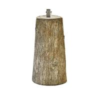 Base Tronco Realistica in Resina Effetto Legno per Alberi di Natale