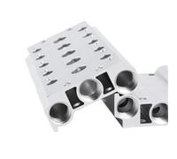 Base valvola solenoide 4V210-08 collettore 100M200M-2F3F4F5F6F7F8F9F10F piastra valvola posizione(100M-2F 2 Positions)