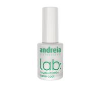 Andreia Professional Multivitamin Base Coat - Trattamenti per unghie LAB per prevenire rotture, scheggiature o scheggiature - Cura quotidiana delle unghie arricchita con vitamine 10,5 ml
