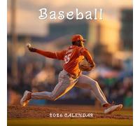 Baseball 2026 Calendar: A Yearly 2026 Featuring Baseball Artwork, Monthly Grids, Important Dates, and Ample Note Space, Ideal for Players, Fans, and Coaches