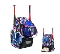 Baseball Backpack, Softball Bat Bag, 21x14x9 Inches Lightweight Gear with Shoe Compartment, Large Sports Set with Quick Carry, Home Accessories for Teen Soccer Football School Game Travel and Practice