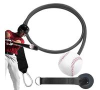 Baseball Bands, Softball Pitching Resistance Bands, 0,24 x 0,35 pollici Elastic Arm Strength Trainer, Stretching Warm-Up Equipment, Youth Training Tool, Red/Black Set, for Baseball Practice