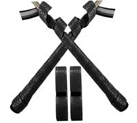 Baseball Bat Grip Tape, 2 pacchi Nastro per Impugnatura, Baseball a 40 Lunghezze da da 1, 75 mm Golf Adesivo per Il terzino per Nastri per Manici, Nero