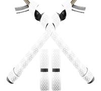 Baseball Bat Grip Tape, 2 pacchi Nastro per Impugnatura, da Baseball a 40 Lunghezze da 1, 75 mm Golf Adesivo per Il terzino per Nastri per Manici per Pipistrelli, Bianco