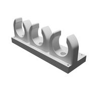 Baseball Bat Wall Mount Display for Sports Equipment - Multiple Bat Storage Rack