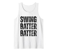 Baseball Batter Swing pastella Summer Fun Active Life Canotta