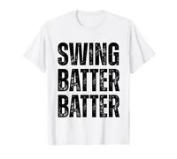 Baseball Batter Swing pastella Summer Fun Active Life Maglietta