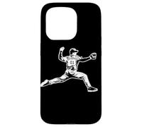 Baseball Brocca a quattro cuciture Fastball Custodia per iPhone 15 Pro
