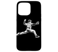Baseball Brocca a quattro cuciture Fastball Custodia per iPhone 15 Pro Max