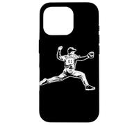 Baseball Brocca a quattro cuciture Fastball Custodia per iPhone 16 Pro