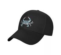 Baseball cap Blue Crab Portrait Golf Wear Golf Custom Women Men's Gift