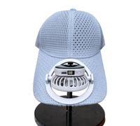 Baseball Cap Cooler - Renewable Energy Tech, Portable Air Circulator, Lightweight Outdoor Apparel, Comfortable Headgear Solution | Sturdy Temperature Controller, Ideal Choice for Summer Travel