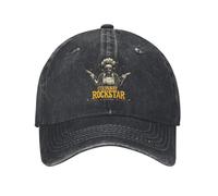 Baseball cap Culinary Rock Chef Cook Culinary Lover Gangster Sun Cappello Snapback Chiusura Posteriore Cappello da Baseball per Sport, Ragazze, Viaggi