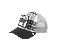 BASEBALL CAP DAPPER SHEEP ITALY VOID IN PLAID NERO AVORIO