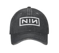 Baseball cap Made of Neutral Pure Cotton for Sun Protection Summer Nine inch Nails Denim Baseball cap Rock Band Unisex Casual Trucker Hat Summer Classic Sport Casual Snapback cap Gift
