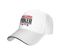 Baseball cap Made of Neutral Pure Cotton for Sun Protection Summer World Series of Poker Baseball cap Poker Tournament Hunting Camping Trucker Hat Spring Classic Male Baseball Caps Gift