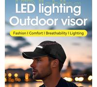 Baseball Cap Rechargeable LED Headlamp Camping Hiking Sport Working Fishing Cap