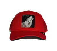 BASEBALL CAP ROSSO LONE WOLF