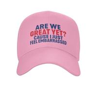 Baseball Cappelli,Are We Great Yet Because I Just Feel Embarrassed Trucker Cappello Casuale,con Visiera Visiera Baseball per Sport Donna Unisex