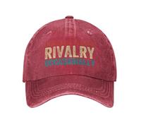 Baseball Cappelli, Heated all The Time Rivalry Occasionally Cappello Piatto Classic, Traspirante Visiera Baseball per Viaggi Unisex Estate