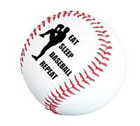 Baseball commemorativo, baseball in sughero | Baseball da pratica ben cucito | Pallone da allenamento ufficiale di qualità professionale di dimensioni standard per una pratica efficace