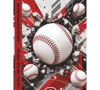 Baseball Composition Notebook: Baseball Wide Ruled School Pop out Notebook for Students Paperback 7.50 x 9.25 120 pages