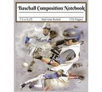 Baseball Composition Notebook: Wide-Ruled Notebook Perfect for baseball fans of all ages. Great for school, college, university, or everyday ... is a home run for all your writing needs!