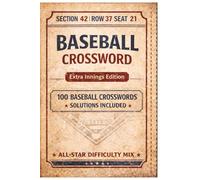 Baseball Crossword Puzzle Book: 60 Baseball-Themed Puzzles • Classic Terms, Slang & Strategy • Solutions Included