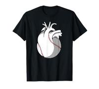 Baseball Cuore Amore Sport Passione Maglietta