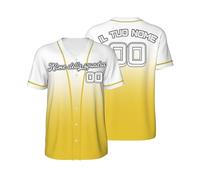 Baseball da Maglia Personalizzata da Uomo Maglietta Personalizzato Stampata con Nome della Squadra Numero Magliette Personalizzate Manica Corta Jersey Uniforme Sportiva per Donna Giovani S-4XL