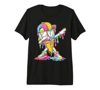 Baseball Dabbing Drip Ice Cream Abbigliamento Giovani Ragazzi Bambino Maglietta Premium
