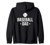 Baseball Dad Felpa con Cappuccio