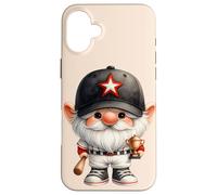 Baseball Dad Gnome For Baseball Lover With Winner Trophy Custodia per iPhone 16 Plus