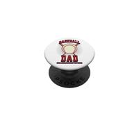 Baseball Dad Like a Regular Dad but Way Cooler Baseball Dad PopSockets PopGrip Adesivo