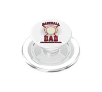 Baseball Dad Like a Regular Dad but Way Cooler Baseball Dad PopSockets PopGrip per MagSafe