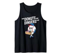 Baseball Donut And Dingers Divertente Softball Ragazzi Bambini Uomini Canotta