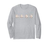 Baseball Double Play 6 4 3 2 Matematica Ispirata al Softball Maglia a Manica