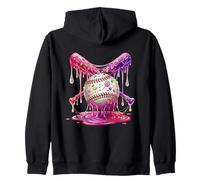 Baseball Drip Bats Sugary Candy Melting Ragazzi Sport Dripping Felpa con Cappuccio