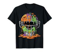 Baseball Drip per Ragazzi Halloween Baseball Catcher Maschera Giovani Maglietta