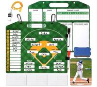 Baseball Dugout Lineup Coaching Kit Con Carte, Marcatori E Accessori