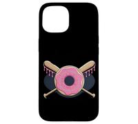 Baseball E Ciambelle I Miei Due Amori Custodia per iPhone 15