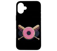 Baseball E Ciambelle I Miei Due Amori Custodia per iPhone 16 Plus