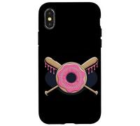 Baseball E Ciambelle I Miei Due Amori Custodia per iPhone X/XS