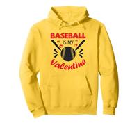 Baseball è Il Mio San Valentino Felice San Valentino Felpa con Cappuccio