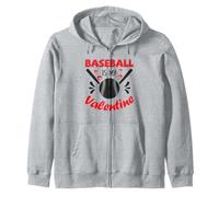 Baseball è Il Mio San Valentino Felice San Valentino Felpa con Cappuccio