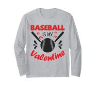 Baseball è Il Mio San Valentino Felice San Valentino Maglia a Manica