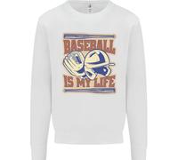 Baseball È La Mia Vita Felpa Per Bambini