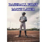 Baseball First Math Later: Cool Boys Composition Notebook Baseball for School 8.5/11 in 150 pages