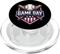Baseball Game Day Fan Amante Giocatore Coach Spettatore Americano PopSockets PopGrip per MagSafe
