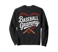 Baseball Grammy with Bats and Heart Design Felpa